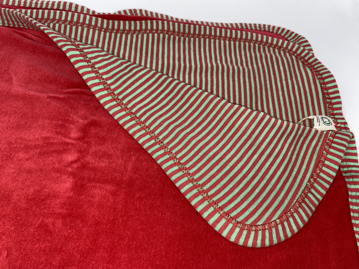 Leela Cotton Babydecke Baby Decke Nicky  aus 100 % BIO Baumwolle - Rot -