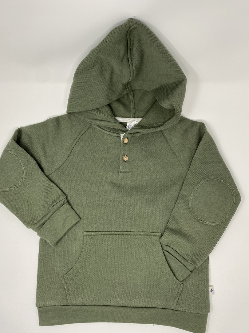  Leela Cotton Baby / Kinder Kapuzen - Sweat Shirt Hoodie 100% Bio Baumwolle