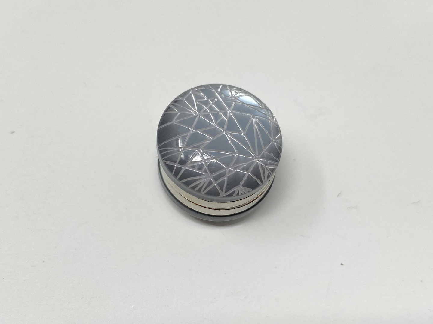 Magnet Pin für Kopftuch Hijab Kopftuchhalter magnetische Brosche Perle 0030 – Grau